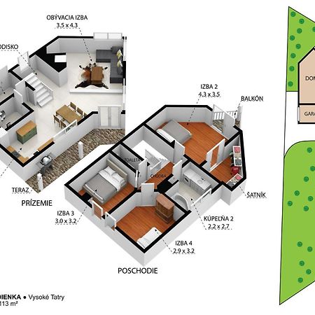 Vila Studienka วิสโซเค ดาตรี ภายนอก รูปภาพ